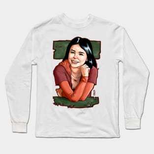 girl portrait design 2 Long Sleeve T-Shirt